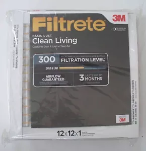 3M Filtrete Podstawowy filtr powietrza przeciwpyłowego 12"x12"x1" - 6-pak - 300 MPR - MERV 5 - Zdjęcie 1 z 3