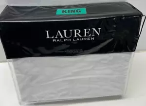 Ralph Lauren White King Bettbezug Graydon Melange - Bild 1 von 8