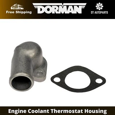 Carcasa termostato refrigerante motor Dodge Coronet Dorman 1965-1976 1966 1967 Foto 1 de 4