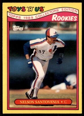 1989 Topps Toys'R'Us Rookies. Nelson Santovenia Baseball Cards #25 - Image 1 of 2