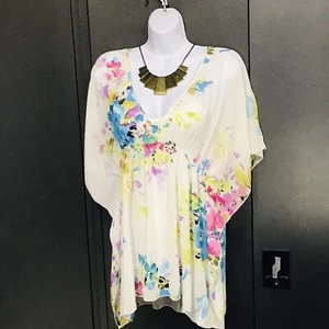TEMPT Womens Size 8 Elegant Sheer Flutter Draping Effects Top Camisole Lined EUC - Picture 1 of 12