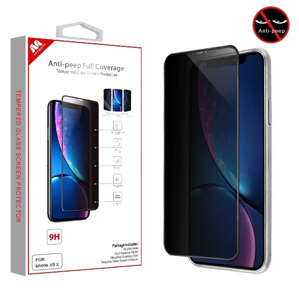 For iPhone 11 /Pro /Max Anti-Spy Peep Tempered Glass Screen Protector Privacy - Image 1 of 4