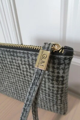 Muñequera GUM Gianni Chiarini Design Gris y Negro PVC Italia Foto 1 de 4