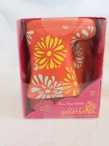 Our Generation FARE THEE WELLIES orange Gummi Regenstiefel 18 Zoll Puppen 2012 Neu im Karton - Bild 1 von 2