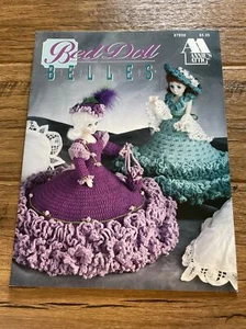Crochet Annie’s Attic Belle Bed Doll Clothes Pattern 87B98 Wedding 15” f - Picture 1 of 5