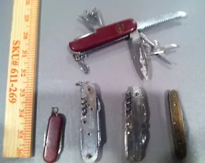 Army Knife In A Lot Of 5 - Picture 1 of 12
