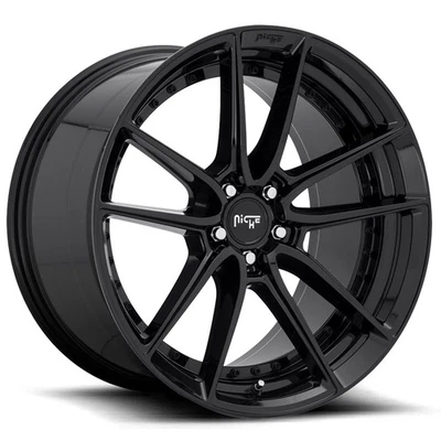 Niche M223 DFS 19x8.5 5x4.5" +35mm Gloss Black Wheel Rim 19" Inch - Image 1 of 4