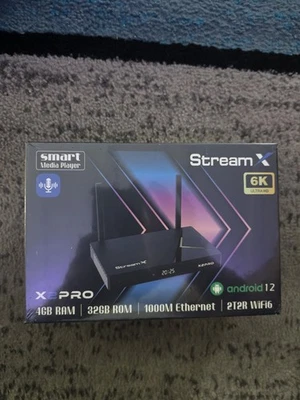 2025 Stream X X2 Pro Android Media Box. Nuovissimo. Spedizione in giornata. *Leggi Desp - Immagine 1 di 2