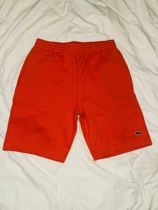 Lacoste Herren Baumwolle Logo Shorts orange Wassermelone neu mit Etikett Gr. Small 3 Einzelhandel $ 90  - Bild 1 von 6