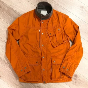 Nanamica Mountain Parka Orange 65/35 Outdoor Urban L Excellent JAPAN - Picture 1 of 16