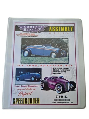 Carpeta de 3 anillos Speedway Lowboy Carson W. Smith manual de montaje Ford Street Rodder Foto 1 de 4