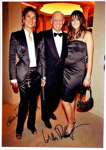 Original Autogramm Willy Bogner & Sonia Bogner /// Autograph signiert signed sig - Picture 1 of 2