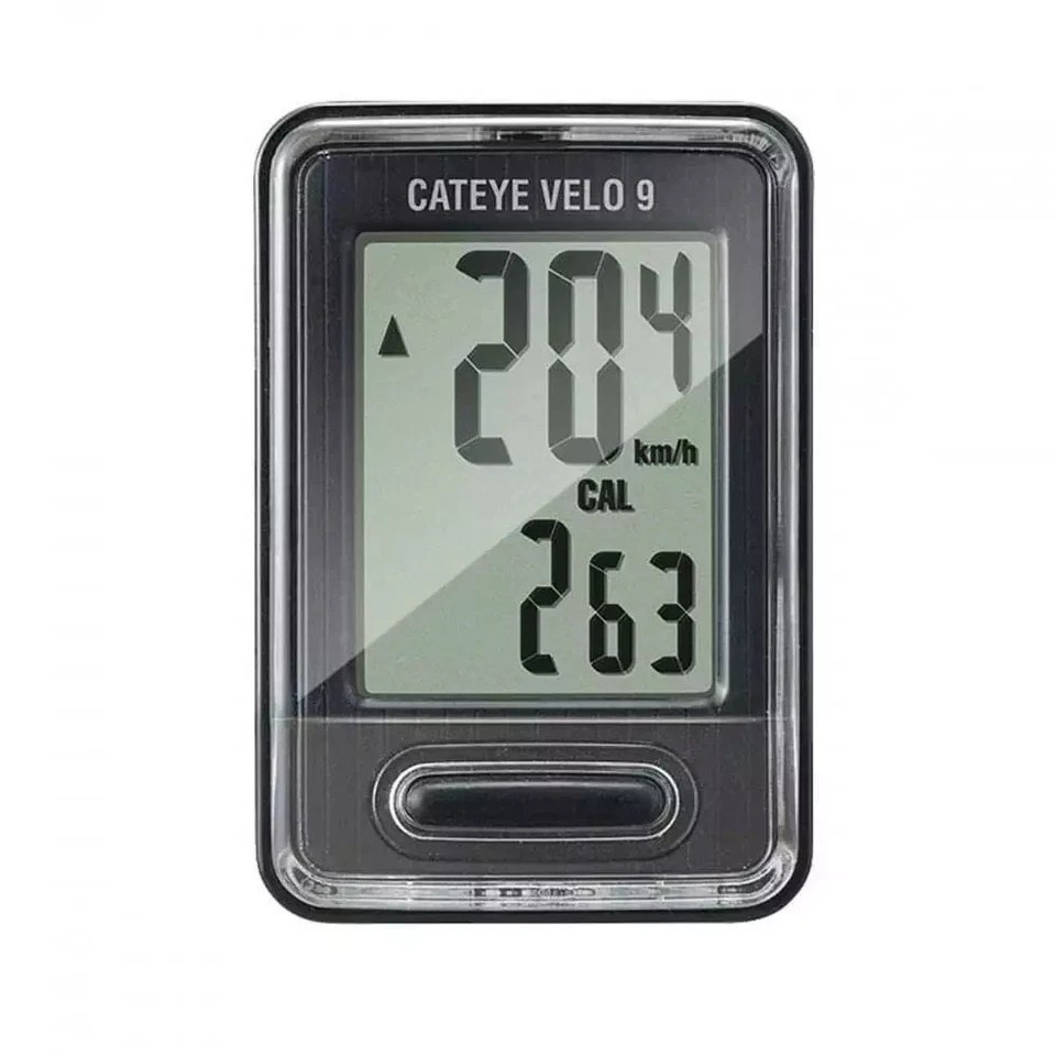 Cateye Velo 9 Wired Bike Computer CC-VL820 - Image 1 of 1
