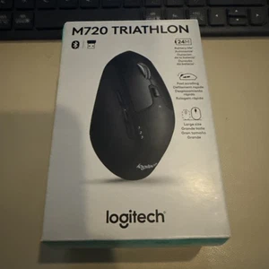 Logitech M720 Triathlon Wireless Mouse - Black - Picture 1 of 2