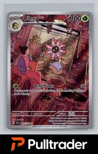 Pokemon Stellar Crown Lileep 145/142 2024 ilustración rara - Imagen 1 de 2