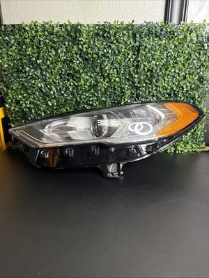 2017-2020 FORD FUSION BASE LEFT SIDE HEADLIGHT HALOGEN W DRL OEM HS7Z-13008-HCP - Image 1 of 4
