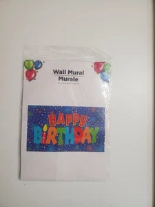 HAPPY BIRTHDAY photo backdrop Celebration party decor Scene Setter poster Mural - Picture 1 of 4