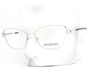 Swarovski Brille Glasses SK 1006 4001 Poliert Silber Klare Kristalle Ohne Etui - Bild 1 von 9