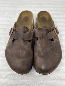 Birkenstock Boston Unisex Leder Clog Braun EU 41 (M8 L10) Deutschland 🇩🇪 - Bild 1 von 24
