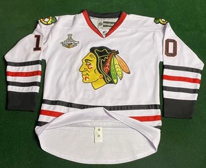 Reebok Chicago Blackhawks Hockey Trikot Stanley Cup Patch #10 Sharp Größe 50 - Bild 1 von 16