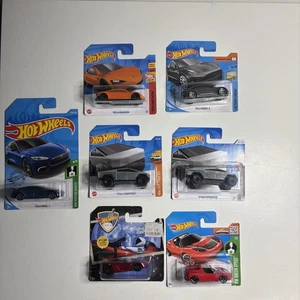 Tesla Hot Wheels großes Konvolut Roadster Cybertruck Model 3 Model S - Bild 1 von 8