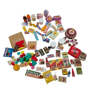 Lote de comida comestibles de juguete marca miniaturas Barbie vintage - Imagen 1 de 6