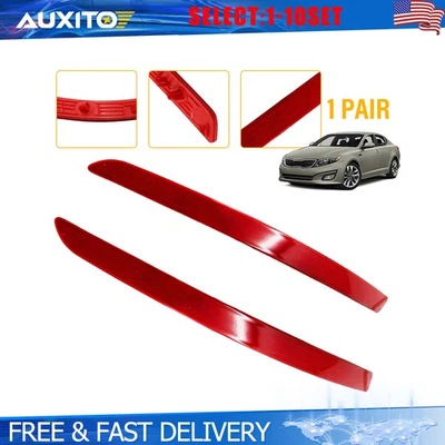 Premium Rear Bumper Reflector Set For 2014-2015 Kia Optima Left Right 2-20X - Image 1 of 4