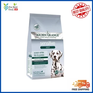 Arden Grange Adult Sensitive Fish and Potato Dry Dog Food 12kg Free UK - Picture 1 of 2