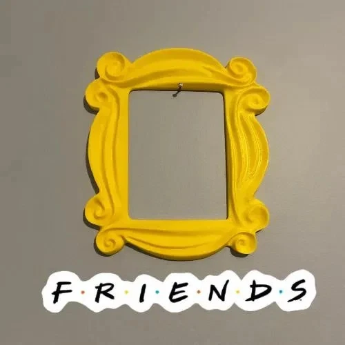 Marco de fotos Friends Peephole, marco de puerta Friends, marco Friends Peephole Foto 1 de 4