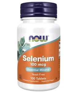 NOW FOODS Selenium 100 mcg 100 Tablets Exp 09/28 HB2 - Picture 1 of 4