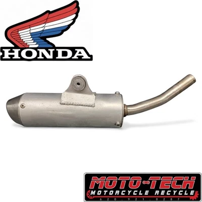 🔥 SILENCIADOR DE CIRCUITO HONDA CR85RB PRO 2004 ✅ SILENCIADOR 18330-GBF-B00 TUBO 283 🔥 Foto 1 de 4
