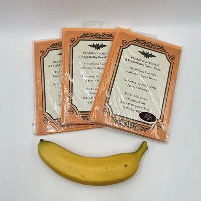 Hallmark Halloween Printable Party Invitations 3 Packs. 30 Cards New W Envelopes - Image 1 of 4