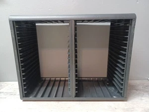 30 CD Shelf Holder OPENSTOCK 1990s Vintage Media Shelf Rack Black - Holds 30!! - Picture 1 of 4