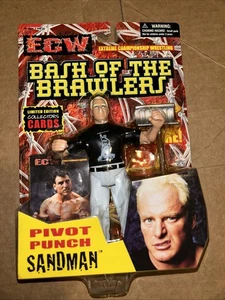 ECW RARE The Sandman Series 5 Bash of the Brawlers - Good Condition. - Picture 1 of 2