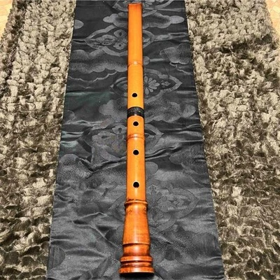 Shakuhachi, flauta de madera japonesa Shakuhachi, Kotokoryu, longitud larga, 2 shaku 1 Foto 1 de 4