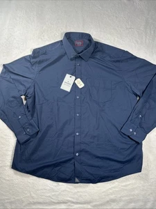 UNTUCKit Navy Blue GIRONDE Button Down Shirt Size 3XL Workwear Performance New - Picture 1 of 12