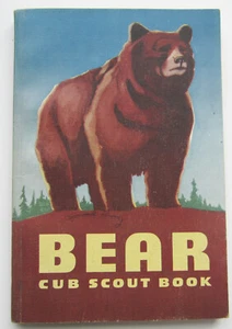 1960s BEAR Cub Scouts Handbook Paperbook Vintage Good Condition 1954 - Picture 1 of 4
