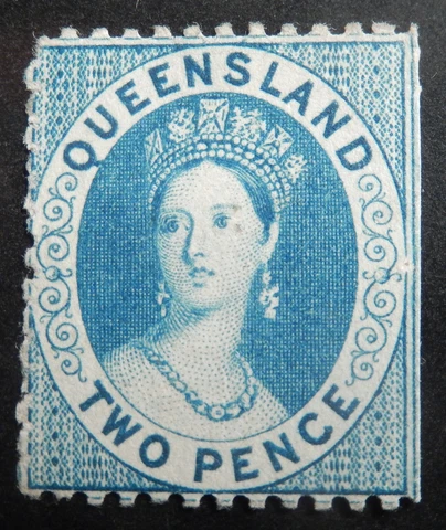 Queensland Scott # 14b, Mint No Gum Cover
