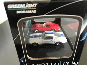 1:64 GREENLIGHT APOLLO 13 SET CORVETTE C3 STINGRAY 1970 & SHELBY GT350 1966 - Picture 1 of 4
