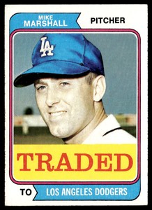 1974 Topps #73T Mike G. Marshall   Baseball Los Angeles Dodgers