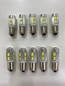 Bombillo LED para interior de automóvil,matrícula, etc (10 pcs)luz blanca,12volt - Picture 1 of 5