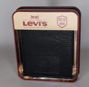 Cartera Levi's RFID Protección contra Robo de Identidad Cuero Recubierto Triple 31LP220049 - - Imagen 1 de 2