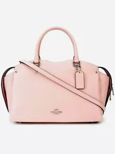 Original Coach Baby rosa Drew Umhängetasche weiches genarbtes Leder Handtasche £395 Stil 67711 - Bild 1 von 5