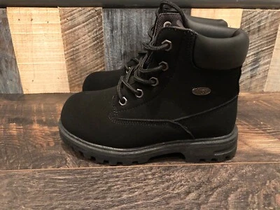 Botas negras antideslizantes Big Kids Lugz Grade School Empire 6 pulgadas talla 11 Foto 1 de 4