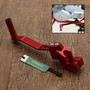 Universal Gear Foot Shift Lever Folding Pedal Motorcycle Bike Parts Red UK - Picture 1 of 5