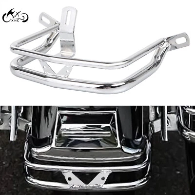 Chrome Rear Fender Rail Trim For Harley Electra Glide FLHT Road King FLHR 80-08 - Image 1 of 4
