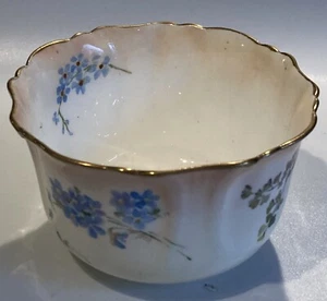 Royal Crown Derby Peach Pastel Floral Round Trinket Dish Bowl Bone China - Picture 1 of 10