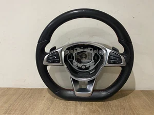 MERCEDES A CLASS W176 LEATHER MULTIFUNCTION STEERING WHEEL A00046034039E38 - Picture 1 of 2