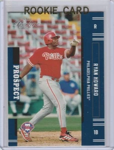 RYAN HOWARD Philadelphia Phillies PROSPECT RC Prestige BASEBALL ROOKIE CARD - Picture 1 of 2
