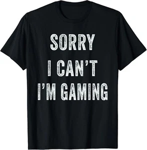 I_m Gaming Video Games Funny Gamer Gift for Boys Teen Men Gift Unisex T-Shirt - Picture 1 of 4